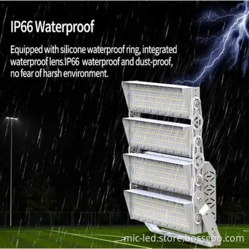 720W LED Lights for Baseball and Football Stadiums